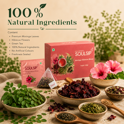 Moringa Hibiscus Bloom (20 Tea Bags)