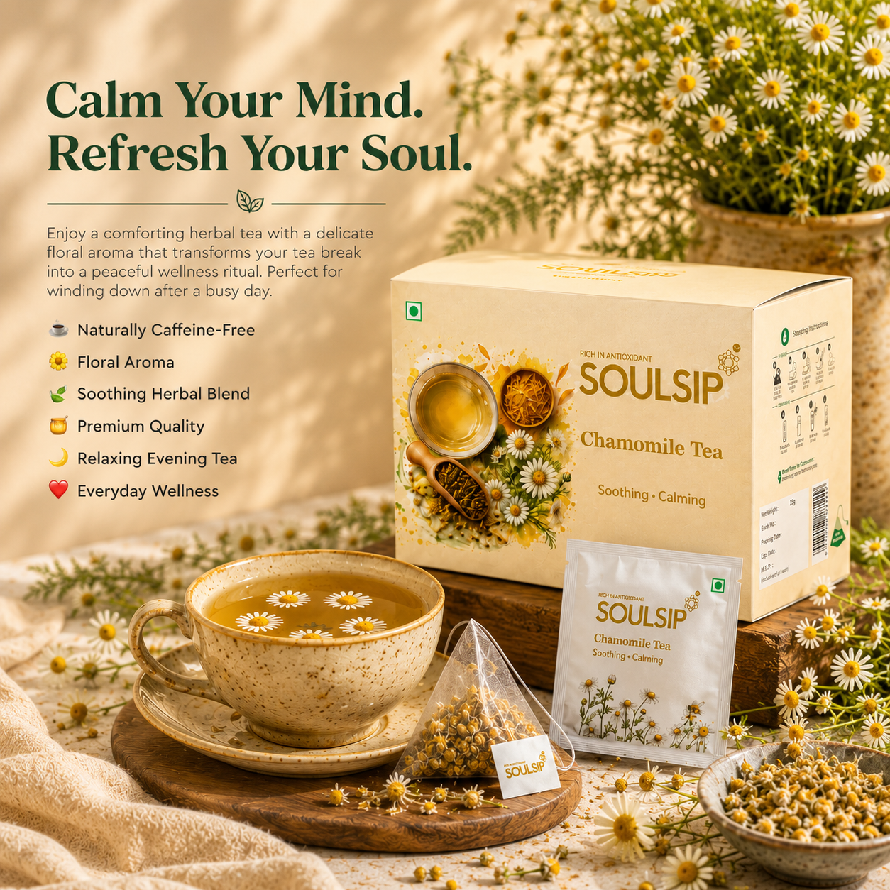 Chamomile Tea (20 Tea Bags)