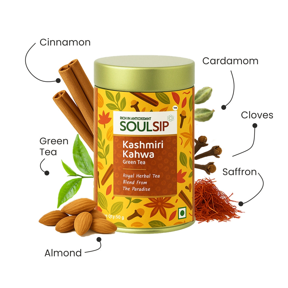 Kashmiri Kahwa - (Green Tea)